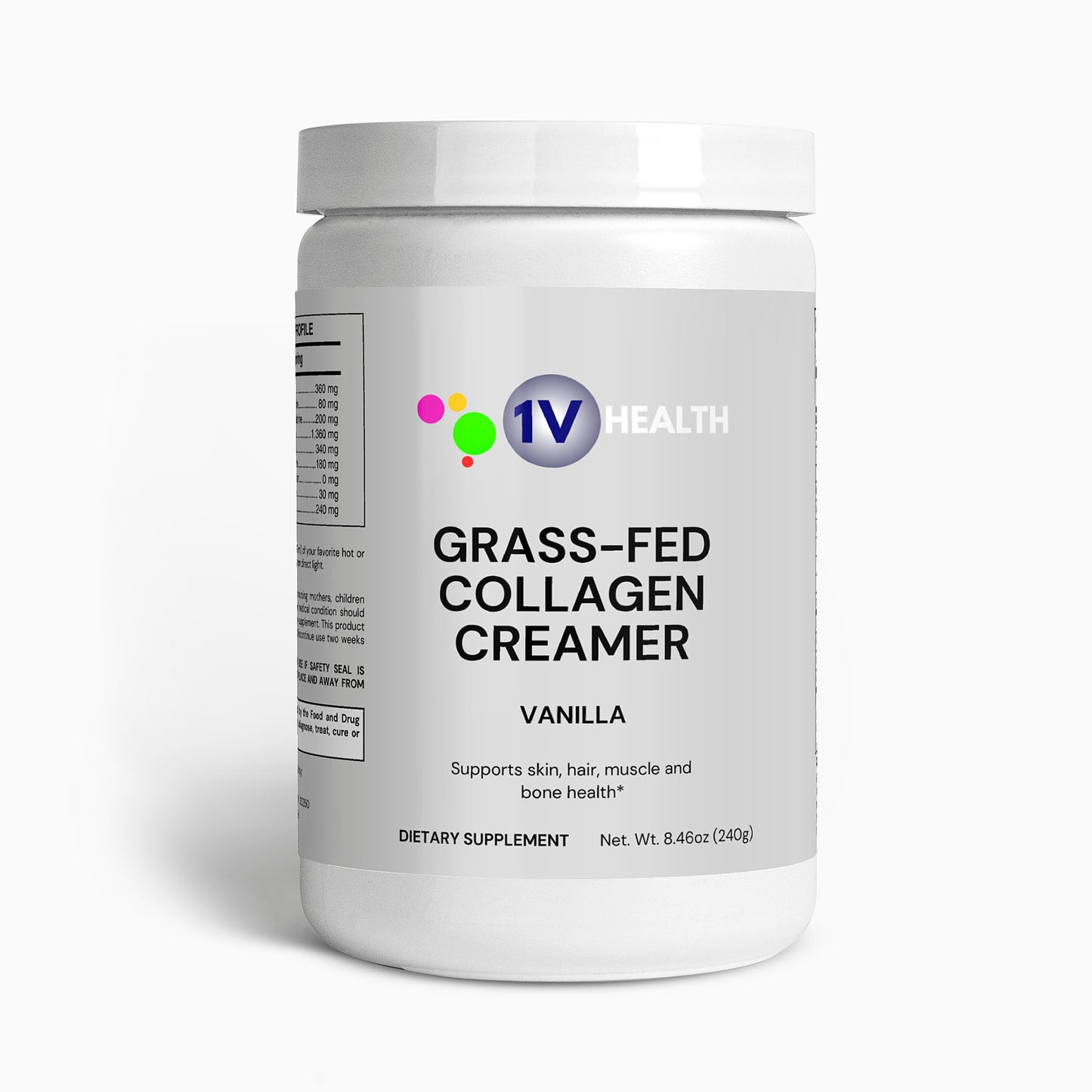 Grass-Fed Collagen Creamer (Vanilla)