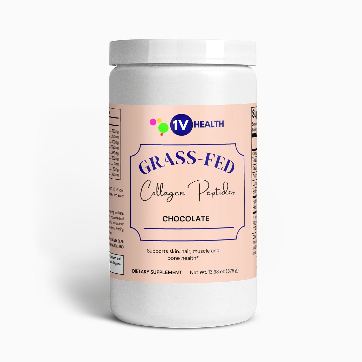 Grass-Fed Collagen Peptides Powder (Chocolate)