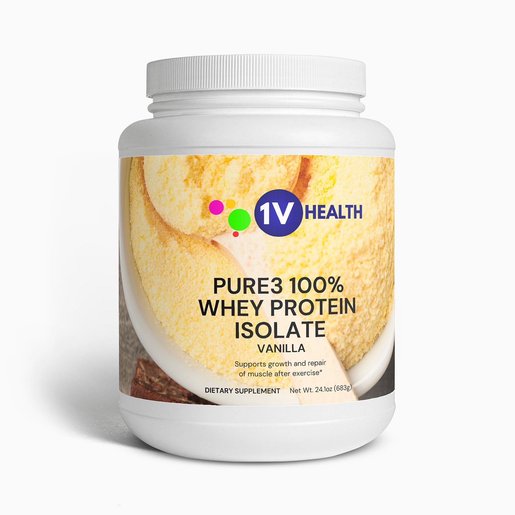 Pure3 100% Whey Protein Isolate (Vanilla)